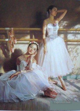 Bailarinas Guan Zeju01 Pinturas al óleo